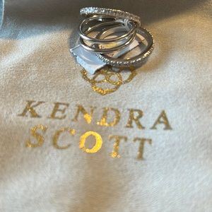 Kendra Scott Livy Ring Set Of 3 new with tags